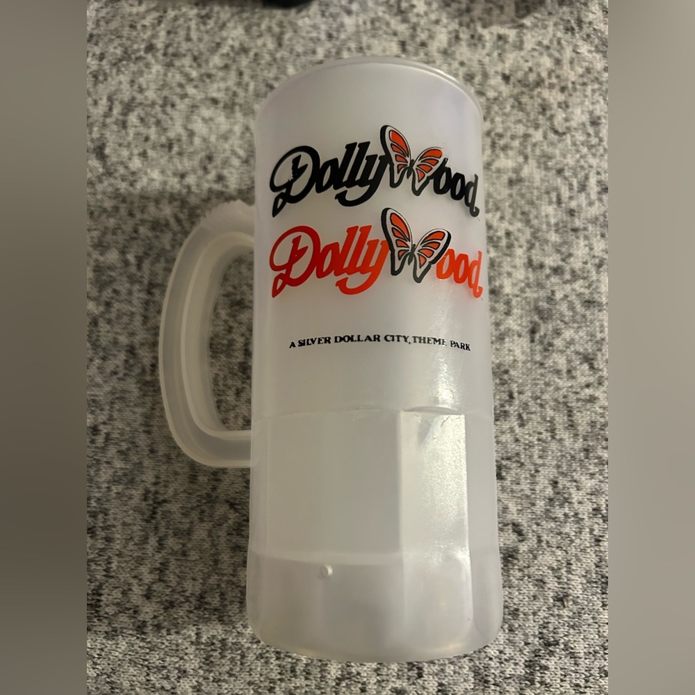 Vintage Dollywood Theme Park Smoky Mountain River Rampage Mug Cup 1990s